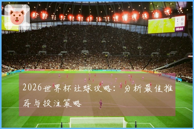 2026世界杯让球攻略：分析最佳推荐与投注策略