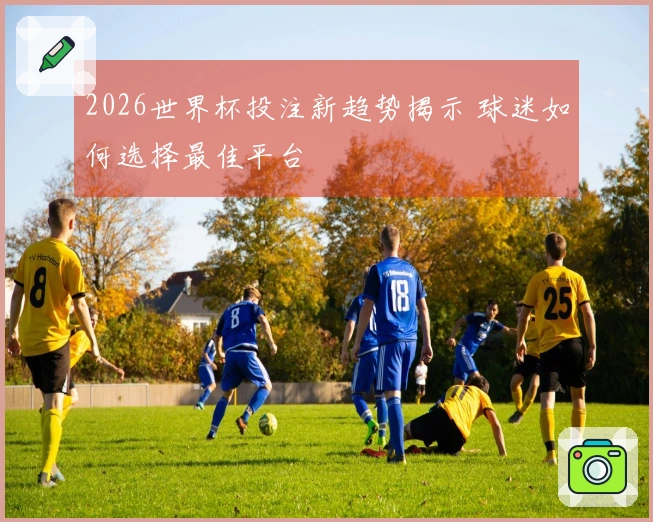 2026世界杯投注新趋势揭示 球迷如何选择最佳平台